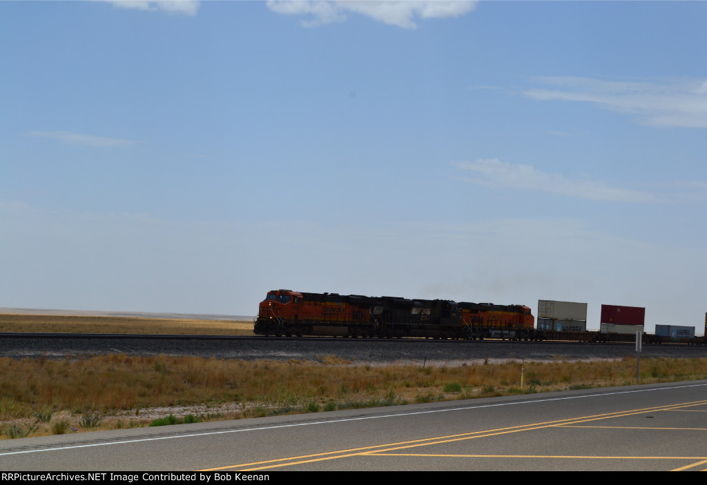 BNSF 7455 NS 1160 BNSF 6847